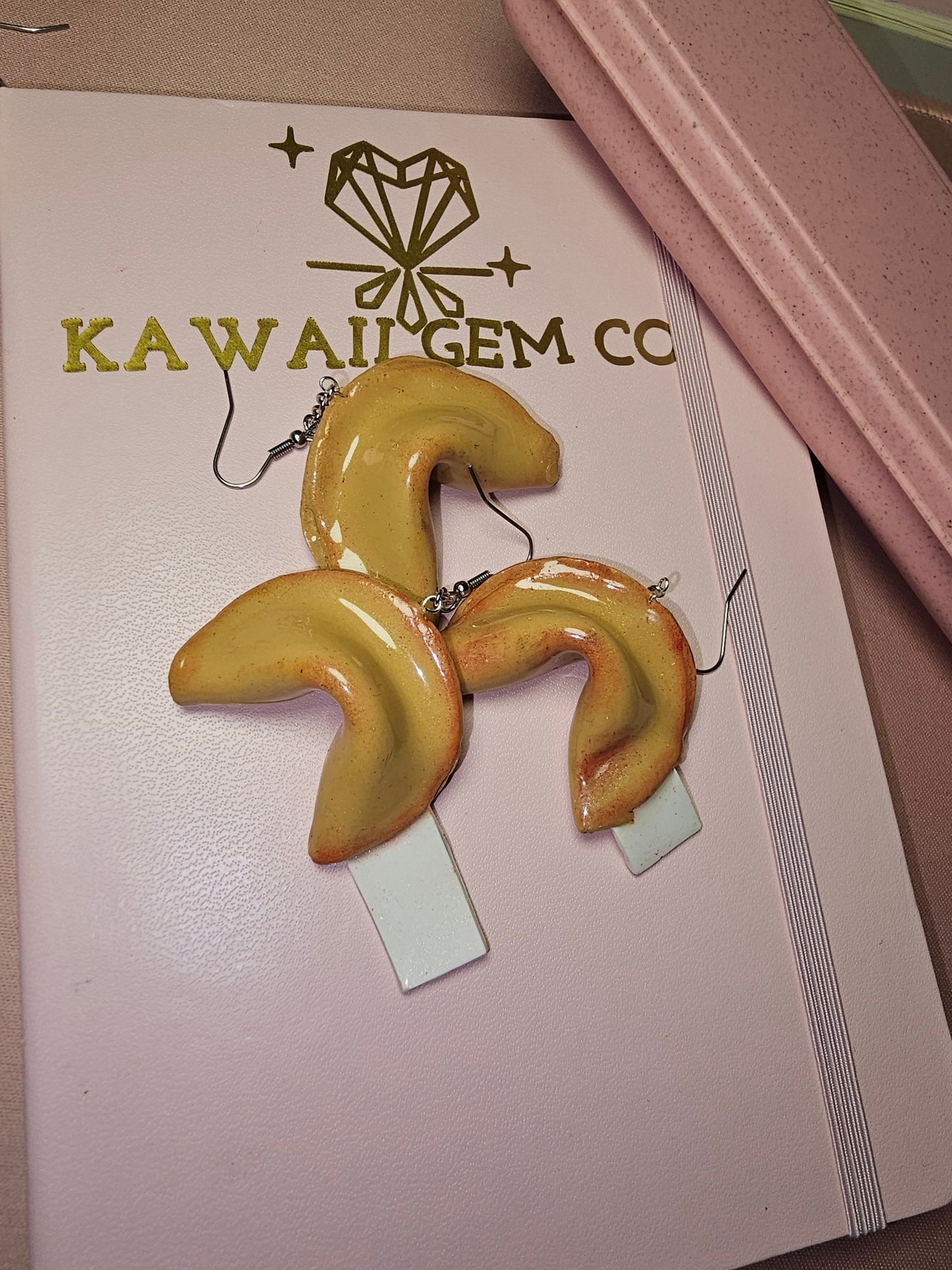 Fortune Cookie earrings