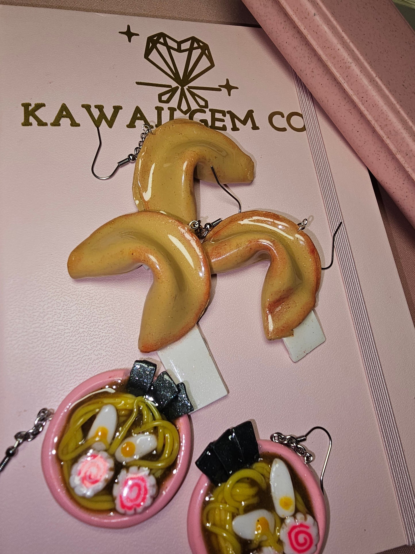 Fortune Cookie earrings